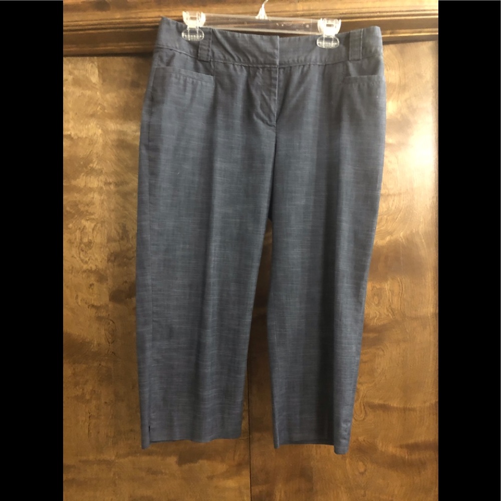 Denim colored capris